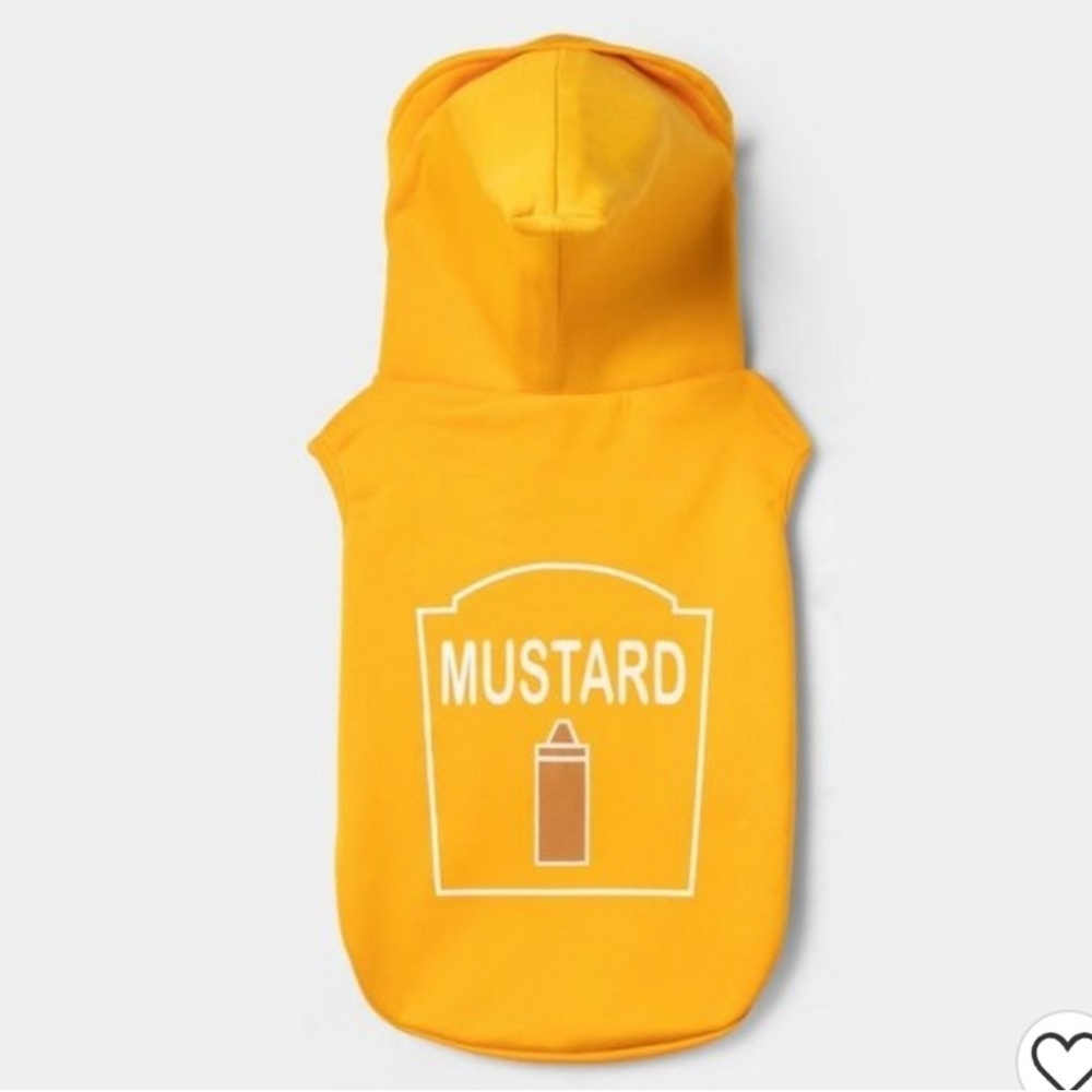 Hyde & EEK! Boutique Mustard Hoodie Pet Costume - Size M